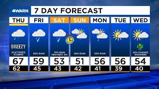 Weather Discussion: Storms Thursday and periods of heavy rain through the weekend