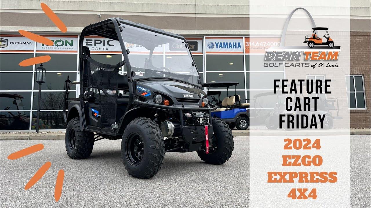 Feature Cart Friday 2024 EZGO Express 4x4 Dean Team Golf Carts