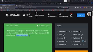 (بالعربي)Time Traveller-CTFlearn(ctf tutorial). How to open old versions of websites