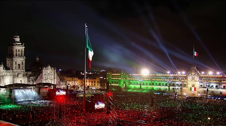 Ceremonia del Grito de Independencia 2019. Presidente de México, Andrés Manuel López Obrador