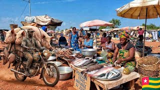 SHOPPING AND COOKING A TRADITIONAL WEST AFRICAN DELICACY. LIFE IN TOGO WEST AFRICA 🌍