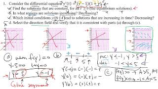 Section 9.2 - Direction Fields and Euler's Method