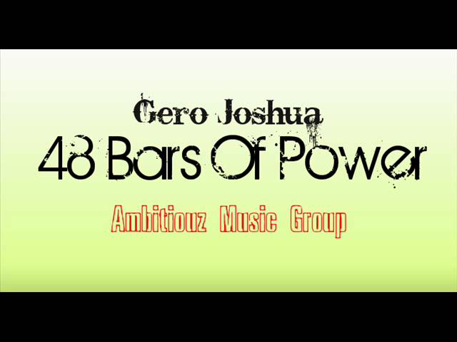 Gero Joshua - 48 Bars Of Power adlı videoyu YouTube'da izle Gero Joshua - 48 Bars Of Power adlı videoyu YouTube'da izle