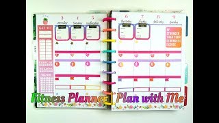 Fitness Plan with Me | Happy Planner | Wellness Planner