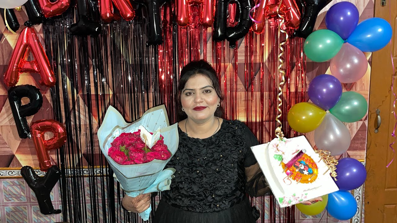 ASMR my birthday celebration