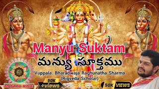 MANYU SUKTHAM{మన్యు సూక్తము @MANTRANIDHI By Vuppala Bharadwaja Raghunatha Sharma{Rigveda Chanting