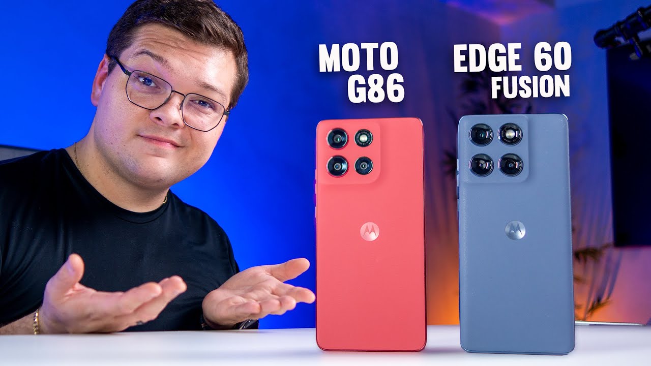 Moto G86 vs Edge 60 Fusion! Benchmarks, Temperatura, Câmera e mais! Comparativo