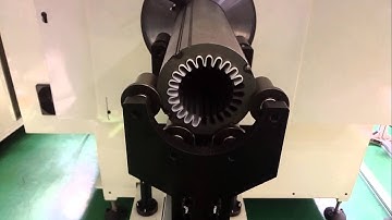 Water pump motor long stack height stator paper inserting machine