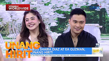 Newly weds Shaira and EA sa Unang Hirit! | Unang Hirit