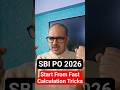 SBI PO 2026 | Quant का पहला Chapter कौन सा? | Amar Sir #shorts