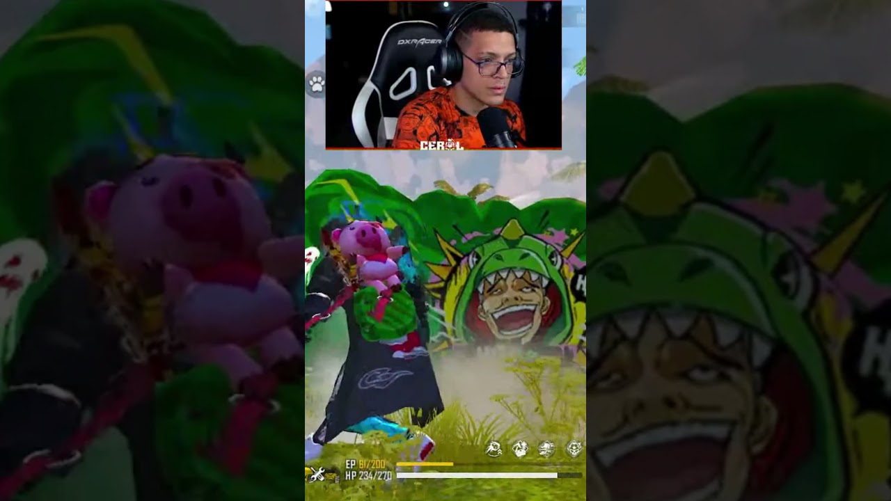 FX CEROL FOI RUSHAR CONTRA OS TRES BUTECOS,SALVO PELA MOITA PLAY | GARENA FREE FIRE