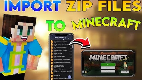 How to Import Mods/Zip file to Minecraft 1.21 🤩|