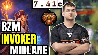 🤯 BZM [INVOKER] MID 7.41c - DOTA 2 HIGHEST MMR MATCH#dota2   #dota2gameplay
