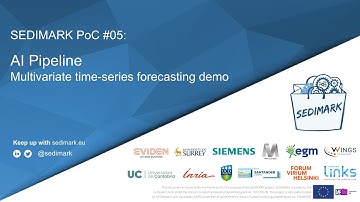 SEDIMARK PoC 05: AI Pipeline 2 - Multivariate time-series forecasting demo
