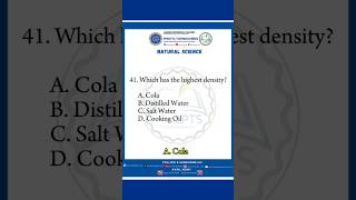 Natural Science Drills #41-45#education #generaleducation #futuremagisterlpts #licensureExamination Natural Science Drills #41-45#education #generaleducation #futuremagisterlpts #licensureExamination