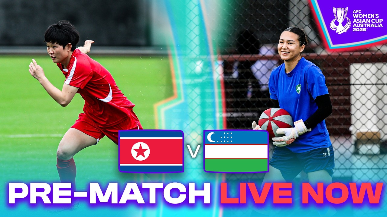 🔴 DPR Korea vs Uzbekistan – Get Ready for Action! | PRE-MATCH | AFC Women's Asian Cup™ 2026
