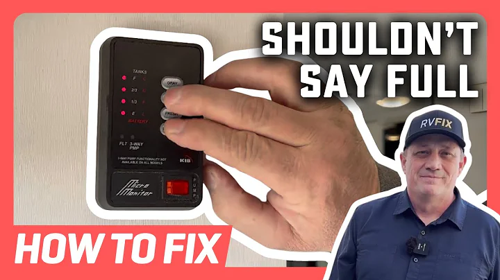 How to Fix RV Black Tank Sensors | Flush Tank for Accurate Readings | Black Tank Monitor Help