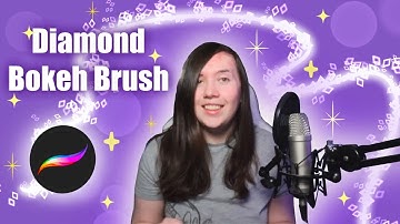 How to Make a Diamond Bokeh Brush in Procreate