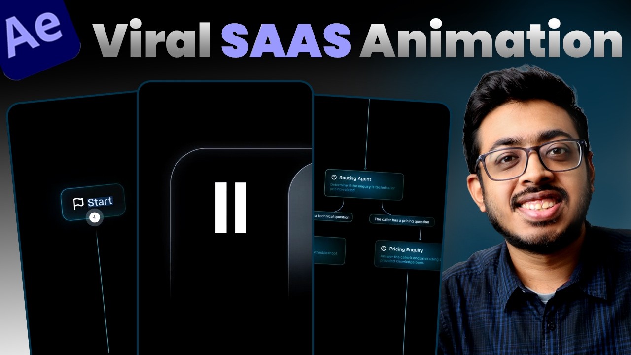 Animate VIRAL SAAS Animation in After Effects 2026 - YouTube