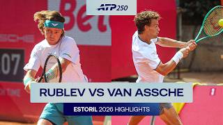 Andrey Rublev vs Luca Van Assche Highlights | Estoril 2026 Quarter-Finals
