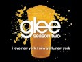 Glee - I Love New York/New York, New York (lyrics)