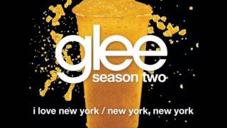 Video thumbnail of "Glee - I Love New York/New York, New York (lyrics)"