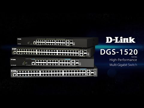 D-Link DGS-1520 Series Layer 3 Stackable Smart Managed Switches