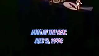 ALICE IN CHAINS - LAYNE STALEY - 7/3/96 - MAN IN THE BOX - REMASTERED
This video came upon us by an unnamed person that sold them downtown Seattle many years ago. Recently converted to digital. We had the opportunity to remaster, re-color AND sharpen up the video.
Thank you to the person who actually recorded this video at the show. This is Layne Staley’s last performance with Alice In Chains. He’s frail in this video, but still seems to belt out the song. This was an encore to the concert. #nehistripesseattle #aliceinchains #laynestaley ALICE IN CHAINS - LAYNE STALEY - 7/3/96 - MAN IN THE BOX - REMASTERED