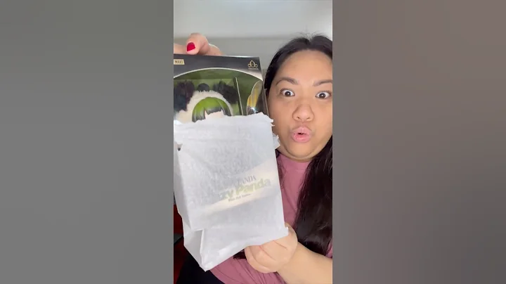 SKULLPANDA Lazy Panda Plush Doll Pendant unboxing 💀🎋🐼💚 #shorts #unboxing #popmart #panda