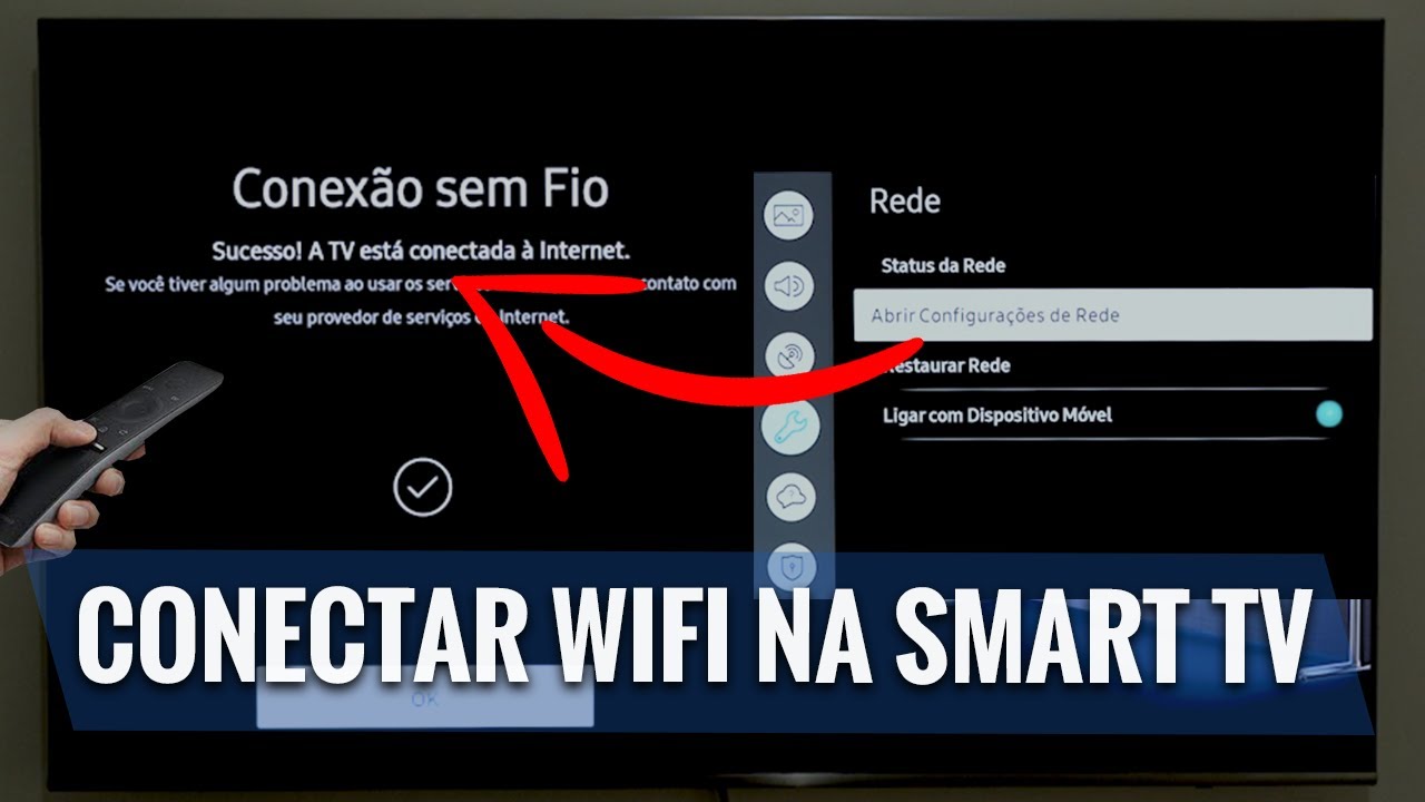 COMO CONECTAR A SMART TV SAMSUNG NA INTERNET [Wifi] - YouTube