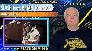 Slash feat. Brian Johnson "Killing Floor" | Reaction Video