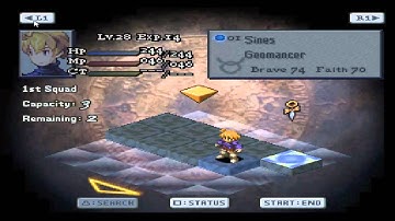 Final Fantasy Tactics Solo Geomancer, Goug and Golgorand Preperations