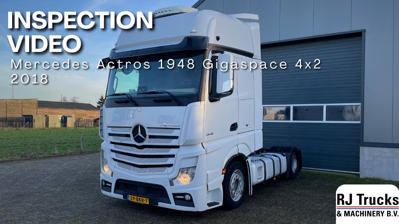 Mercedes Actros 1948 Gigaspace - 2018 - RJ Trucks & Machinery B.V.