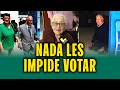 Emotivas historias de elecciones en segunda vuelta: Adultos mayores y gente con mascota va a votar