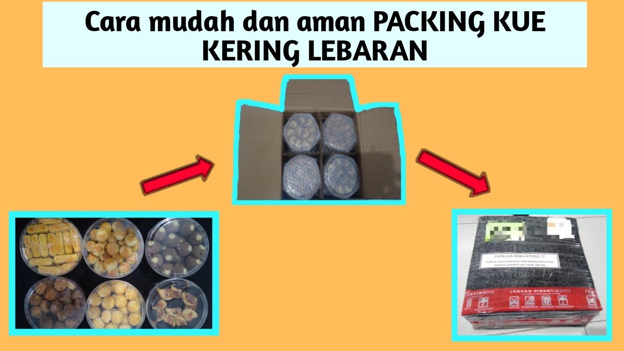 Cara Packing Kue Kering Agar Tidak Hancur