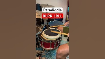 How to play a PARADIDDLE! Drum Rudiment Series! #drums