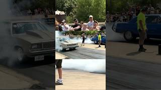 Close Race (Finish line Cam)70 Dodge Dart vs Chevy Malibu Wagon shorts dragracing cars racecars