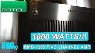 1000 Watts Rotel Rmb-1585 Five Channel Home Theater Amplifier