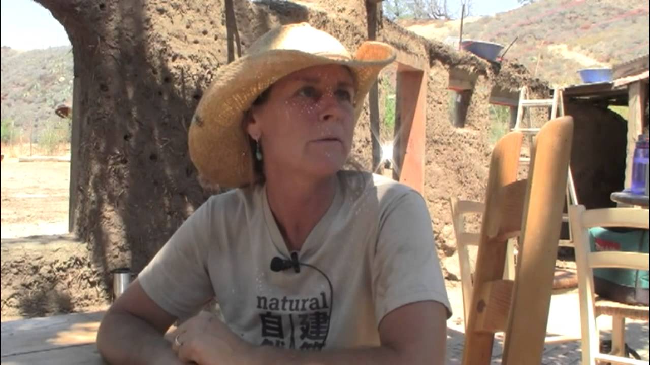 Santa Ynez Chumash Natural Cob house Building for the Reservation