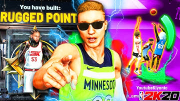 THE FIRST EVER LEGEND "RUGGED POINT" BUILD IN NBA 2K20!! (Super Rare) The Strangest Build in 2K...