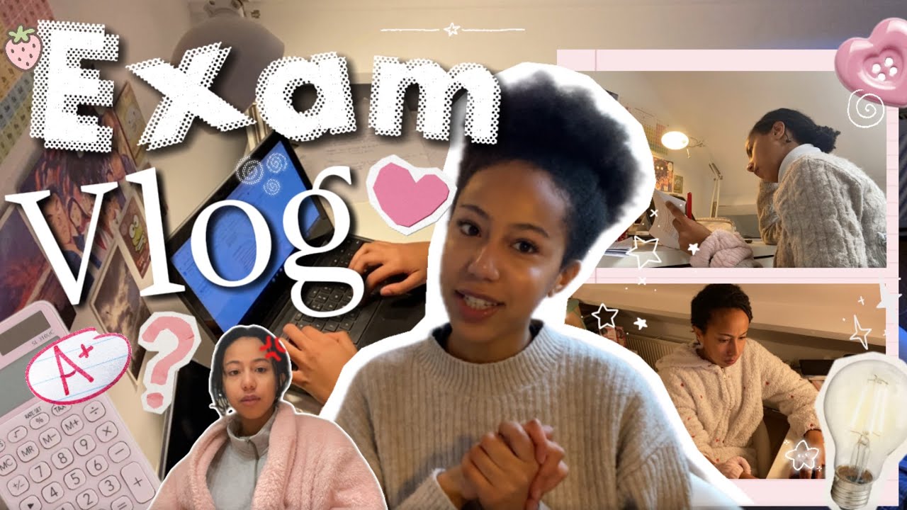 My Exam vlog!☁️📑📖 ⭐️ *studying* *expectation + results*