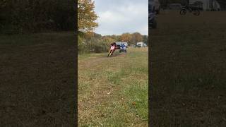 RIPPING THE CR 125 AND HITTING A TABLE!!!