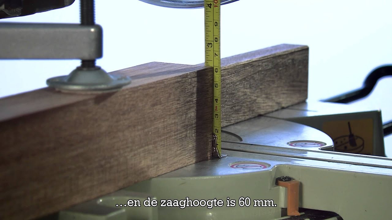 Met een paar kleine aanpassingen kun je tot 60 mm zagen met de LS0714FL