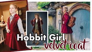 Sewing A Hobbit Girl Velvet Coat — Feminine Version Of Bilbo Baggins #hobbitcore