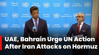 FULL REMARKS: Bahrain &amp; United Arab Emirates Urge UN Action After Iran Attacks Rock Strait of Hormuz