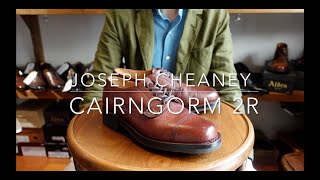 ジョセフ チーニー CAIRNGORMII【ケンゴン2R】外羽根キャップトゥ バーガンディ グレインレザー サイズ6G【2297】