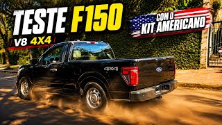 O PRIMEIRO TESTE DO KIT GRINGO DA F-150 V8 CABINE SIMPLES !