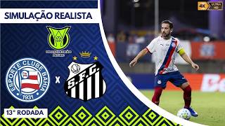 BAHIA x SANTOS | BRASILEIRÃO 2026 | AO VIVO E COM IMAGENS | SIMULAÇÃO PES2021