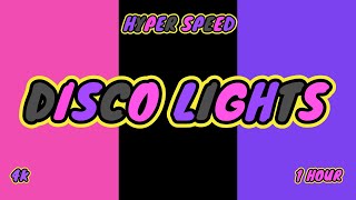 Color Changing Screen- Pink vs Black vs Violet [Disco Lights- Hyper Speed- 1 Hour].