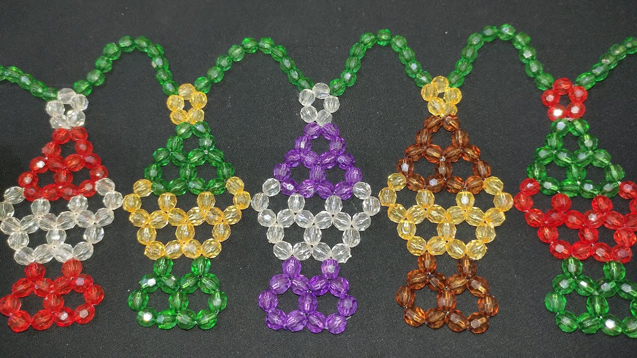 ثلاث طرق لتشبيك فانوس رمضان☪️ زينة رمضان من الخرز